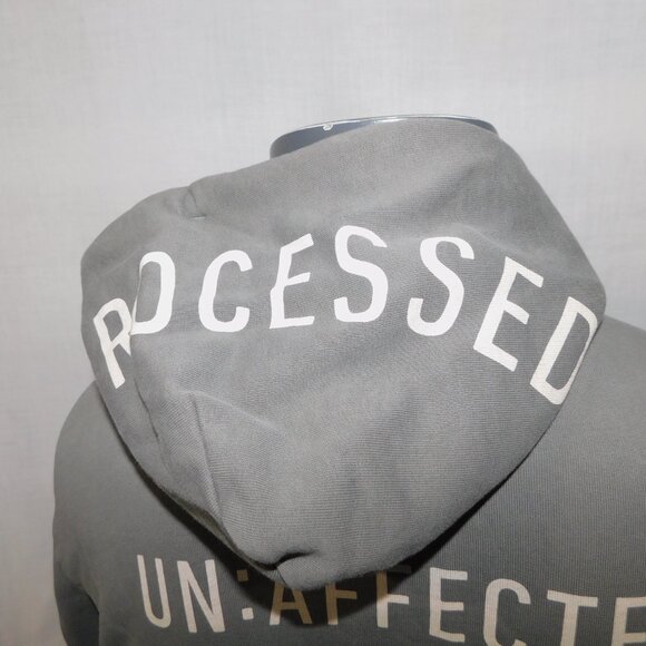 G Star Raw Mens XL Gray Full Zip Hoodie Unaffected Untreated Thunderbolt - Picture 10 of 11